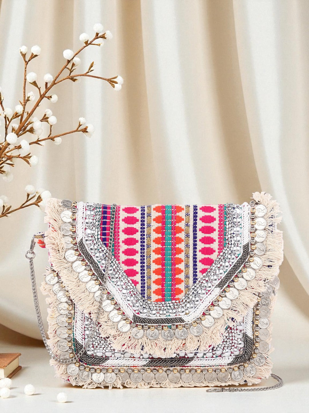 Handcrafted Banjara Boho Bag SWIS-411 | VRPS Handicrafts | Indian Ethnic Bag