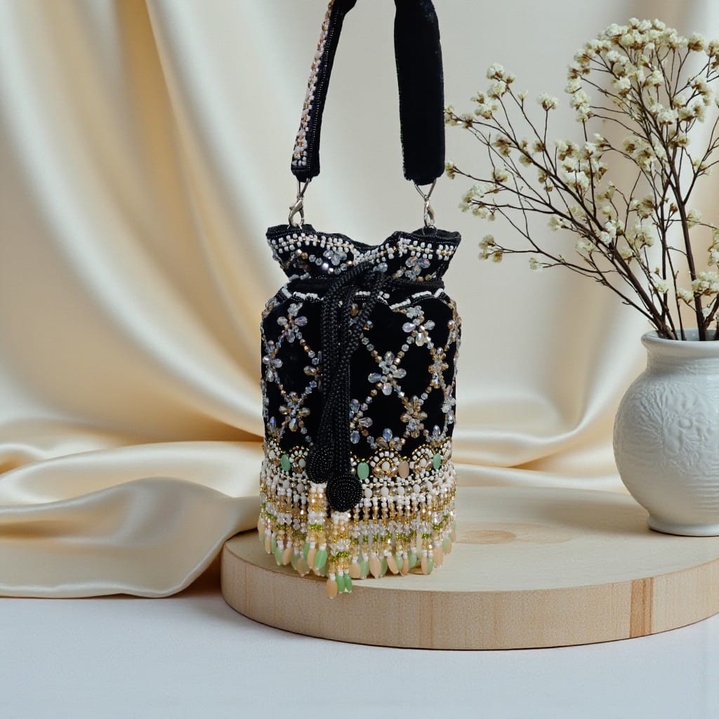 VRPS Potli Bag | Handcrafted Ethnic Bag | SWIS-4110 | Additional Angle