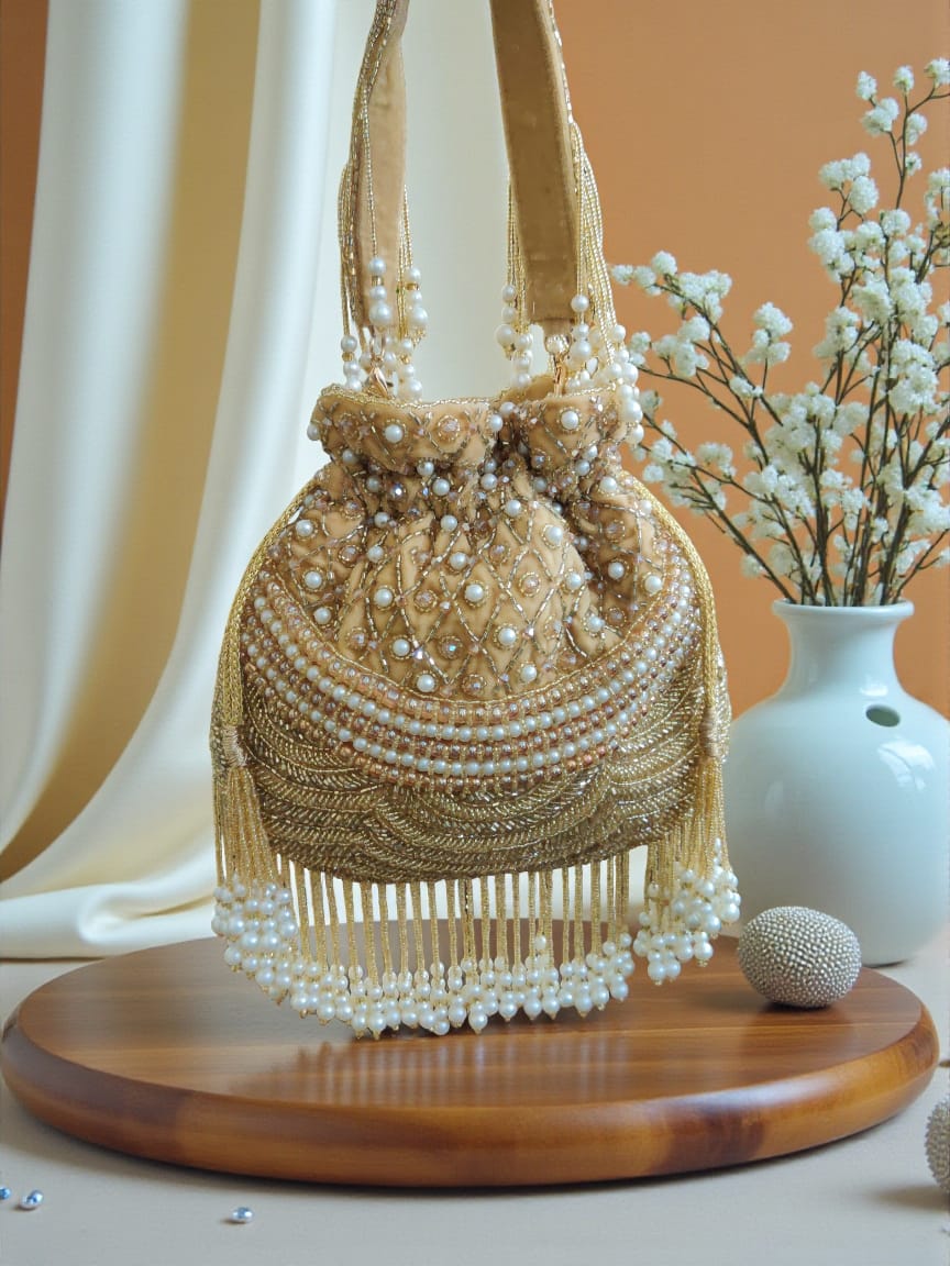 VRPS Potli Bag | Handcrafted Ethnic Bag | SWIS-4122 | Additional Angle
