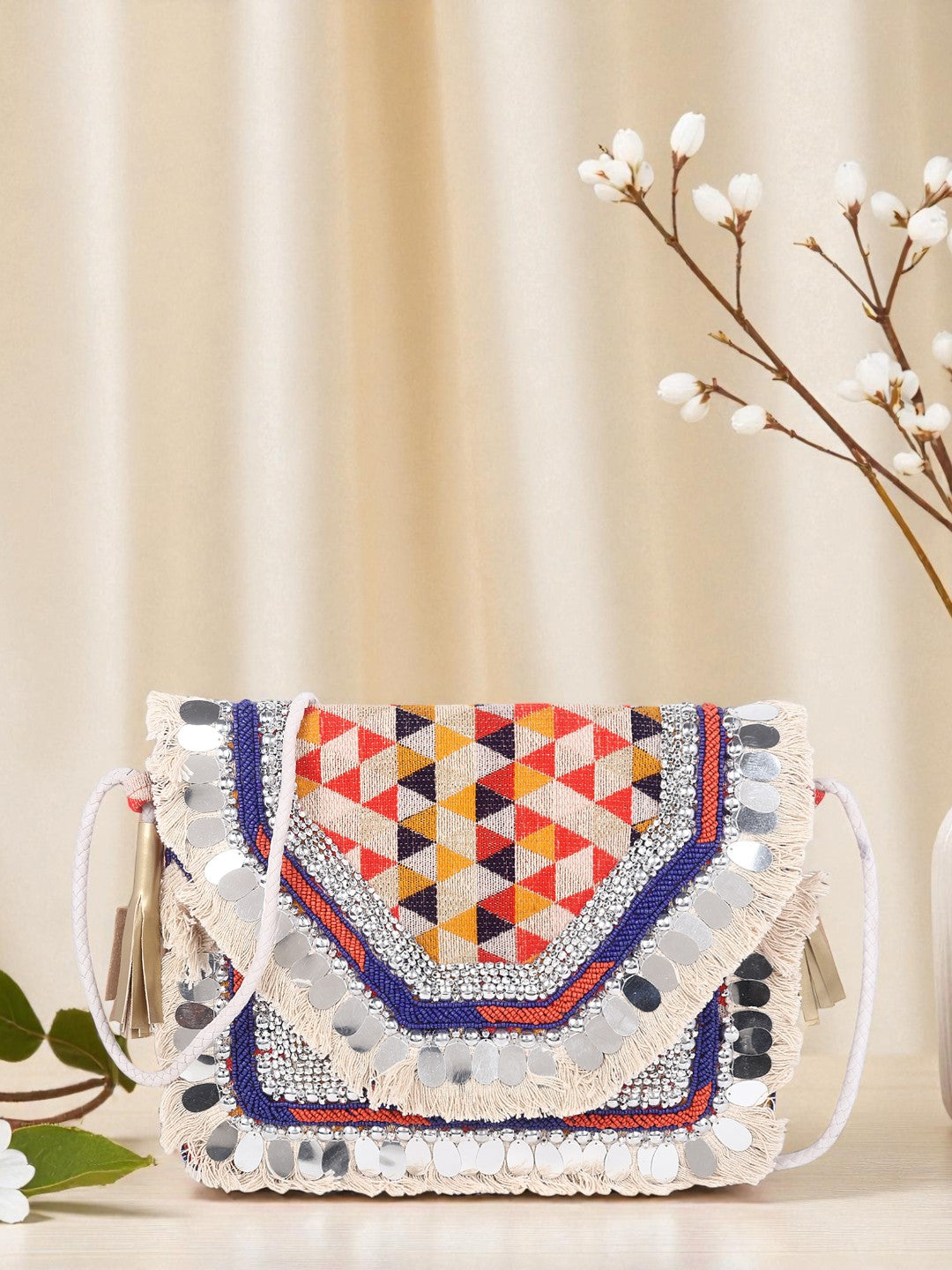 Handcrafted Banjara Boho Bag SWIS-414 | VRPS Handicrafts | Indian Ethnic Bag