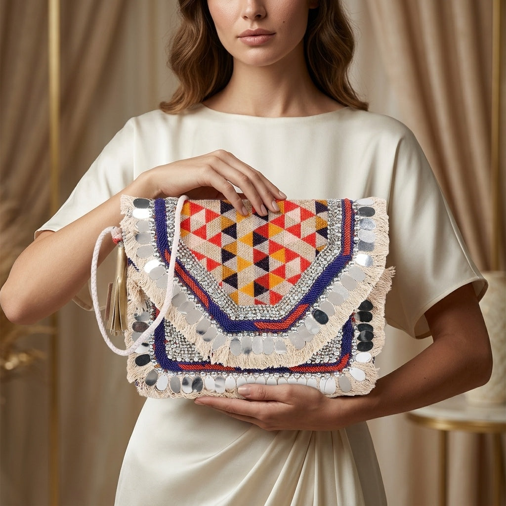 Riddhi — Canvas Banjara Boho Bag