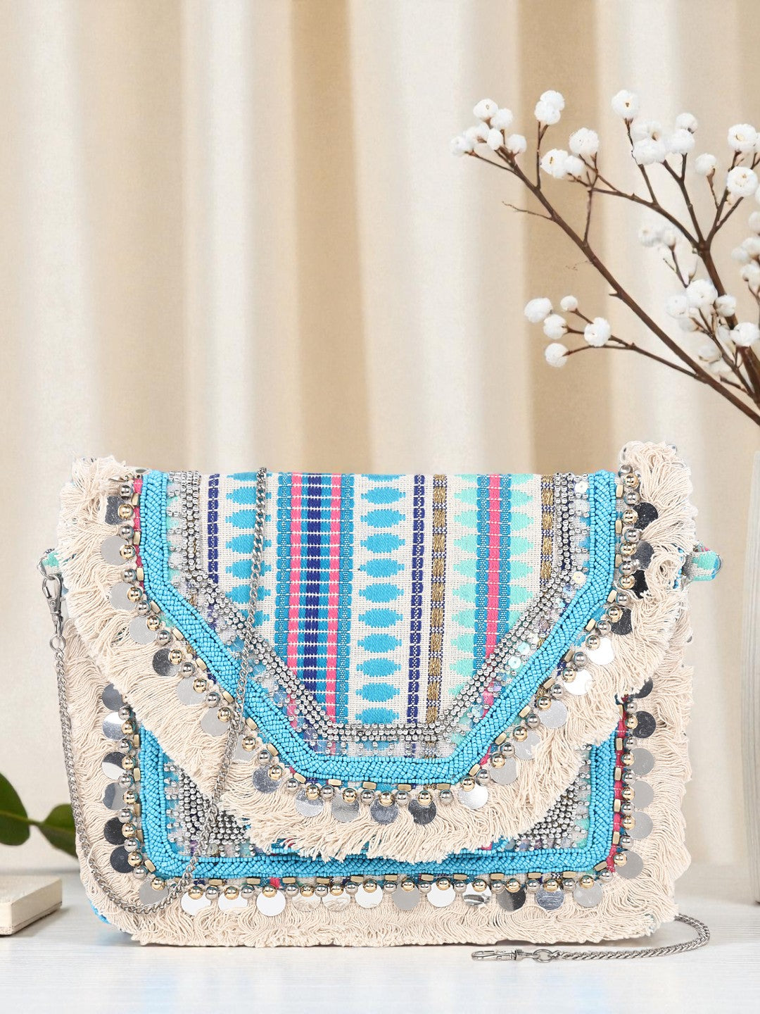 Handcrafted Banjara Boho Bag SWIS-415 | VRPS Handicrafts | Indian Ethnic Bag