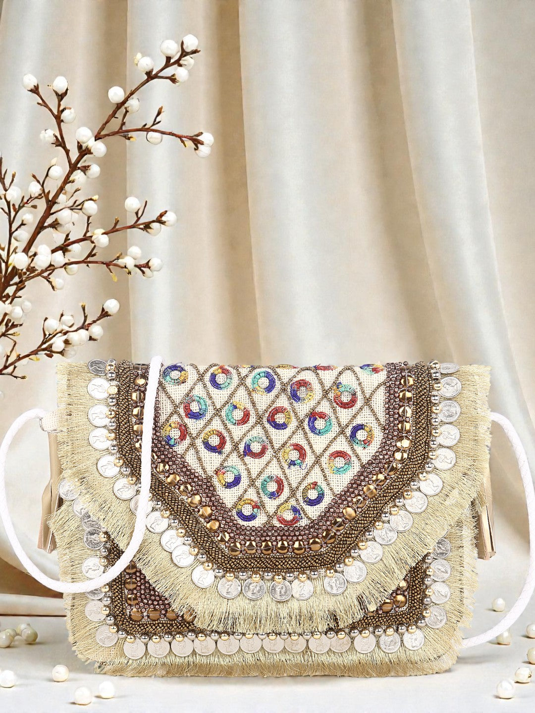 Handcrafted Banjara Boho Bag SWIS-417 | VRPS Handicrafts | Indian Ethnic Bag