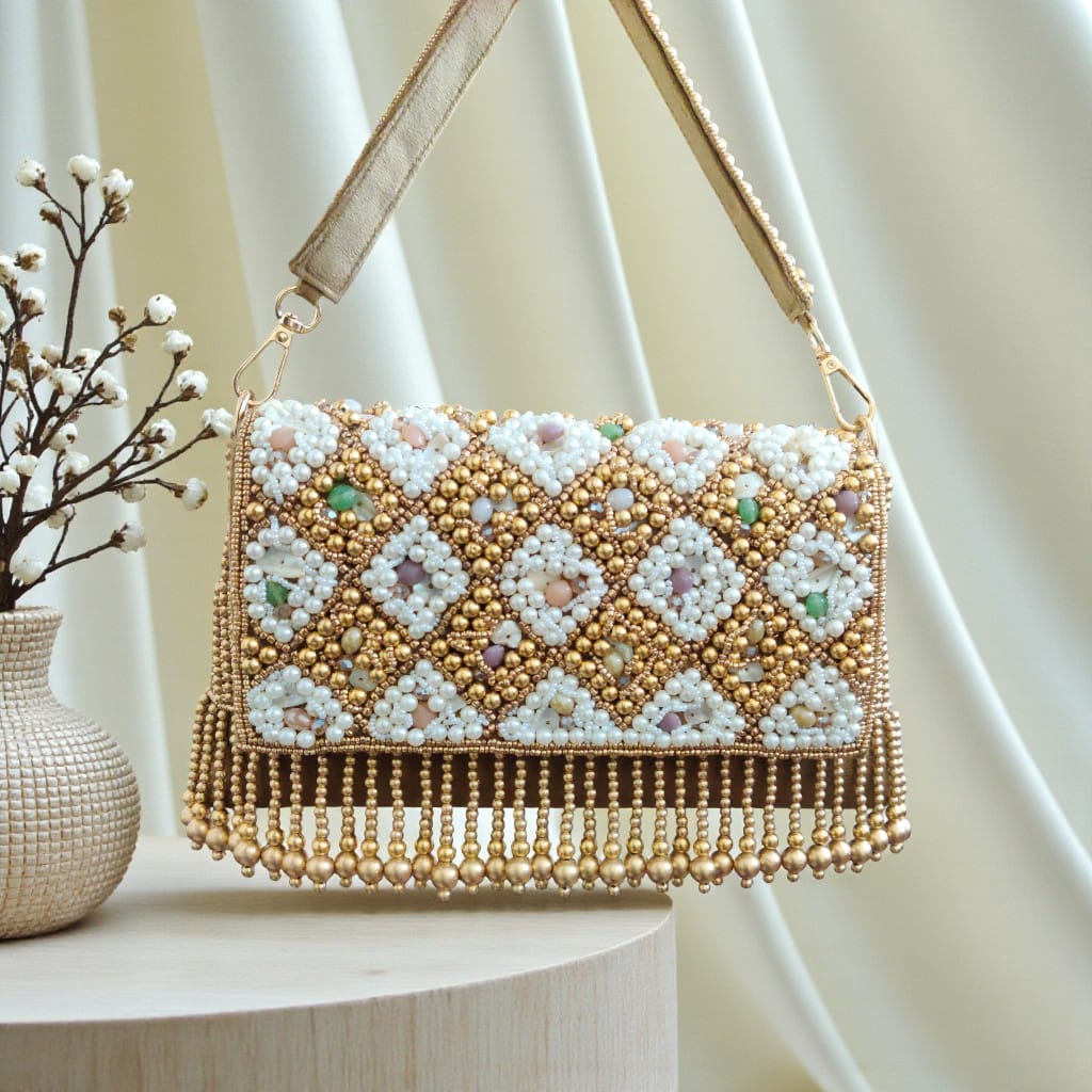 VRPS Flap Bag | Handcrafted Ethnic Bag | SWIS-4171 | Additional Angle