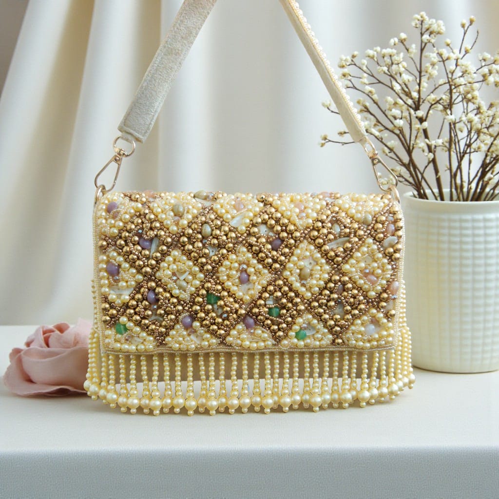 VRPS Flap Bag | Handcrafted Ethnic Bag | SWIS-4173 | Additional Angle