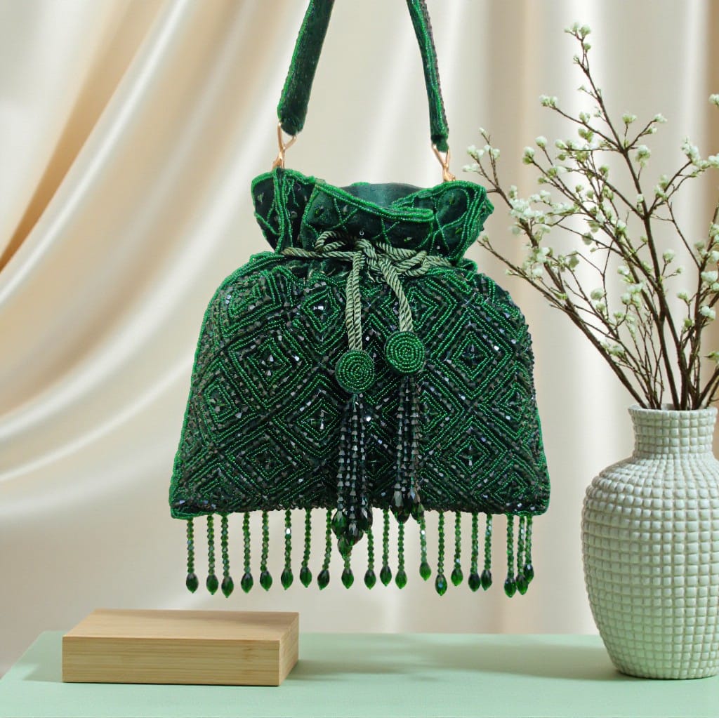 VRPS Potli Bag | Handcrafted Ethnic Bag | SWIS-4180 | Additional Angle