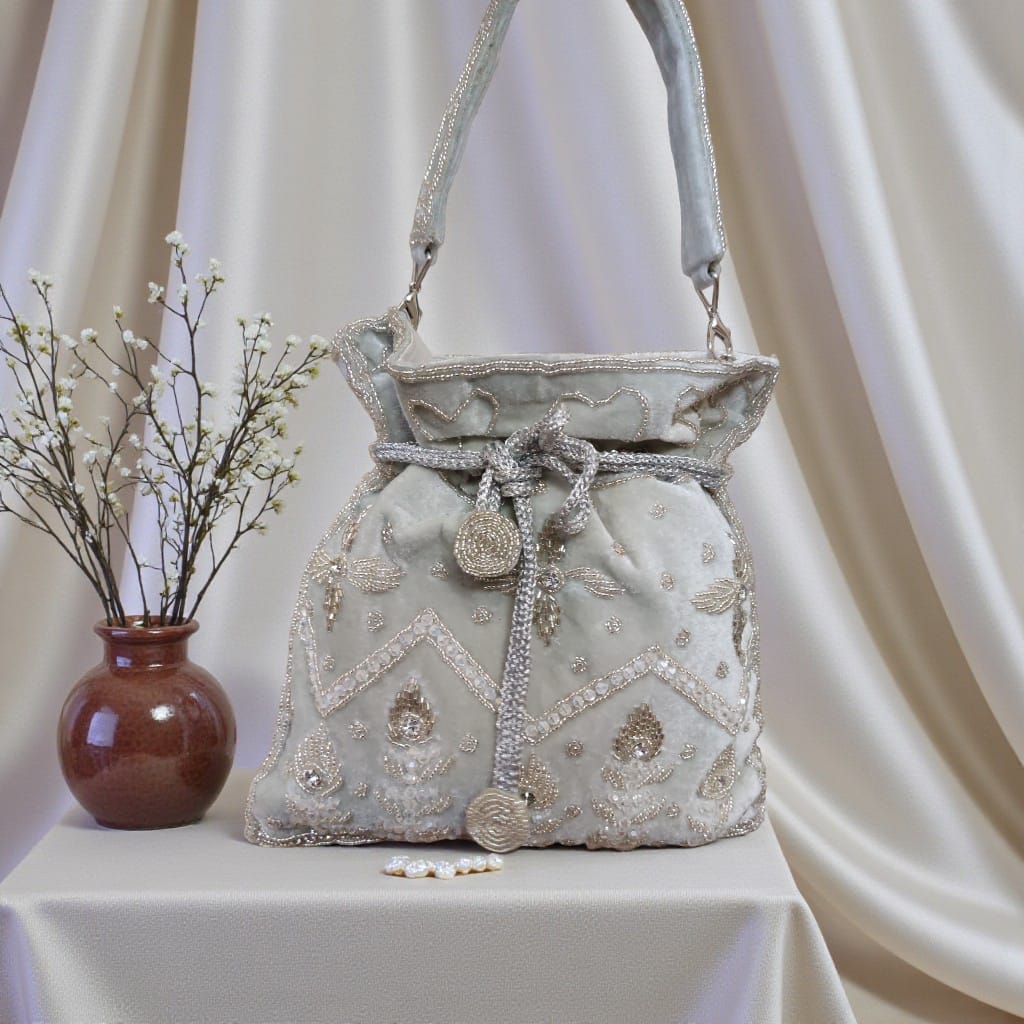 VRPS Potli Bag | Handcrafted Ethnic Bag | SWIS-4195 | Additional Angle