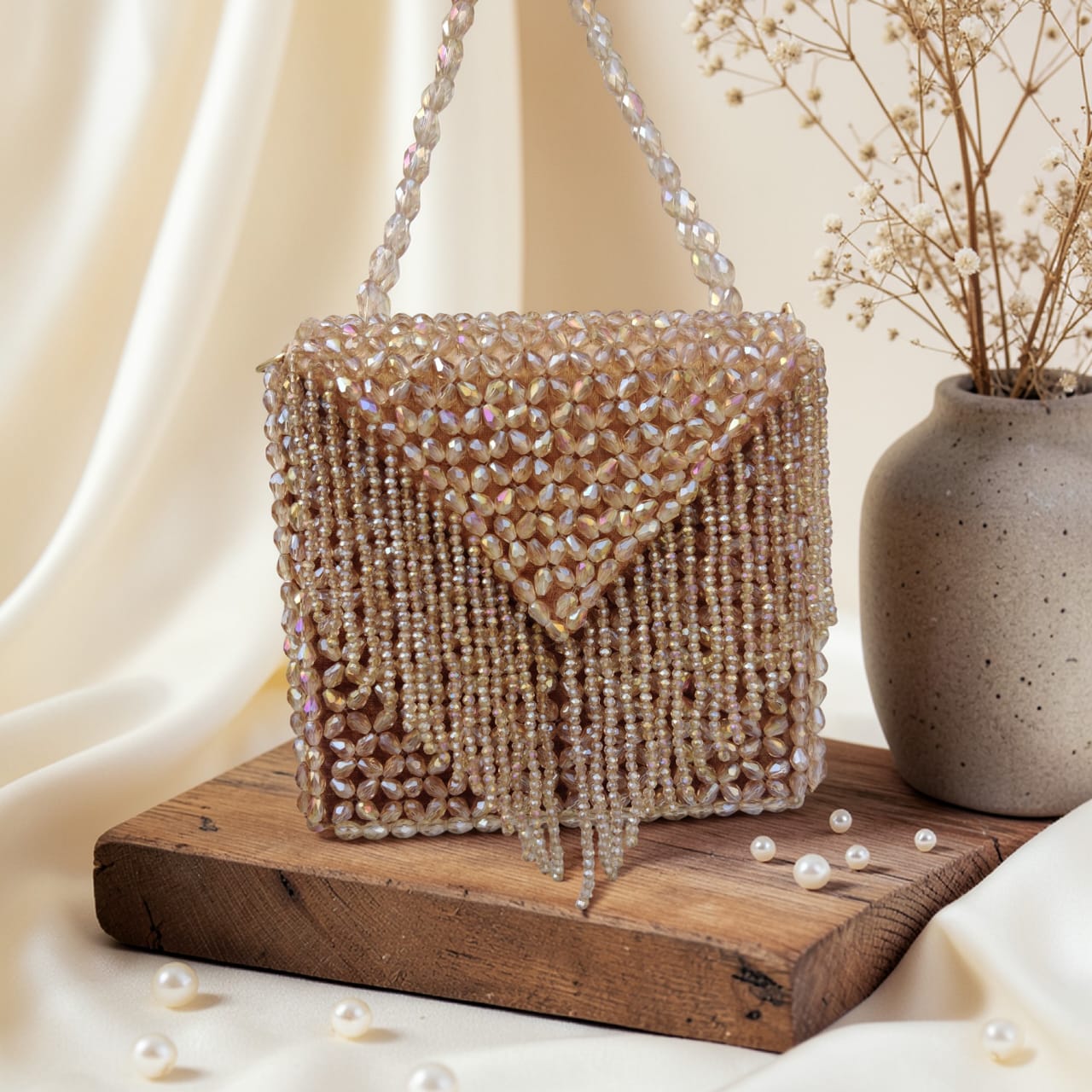 VRPS Flap Bag | Handcrafted Ethnic Bag | SWIS-4197 | Additional Angle