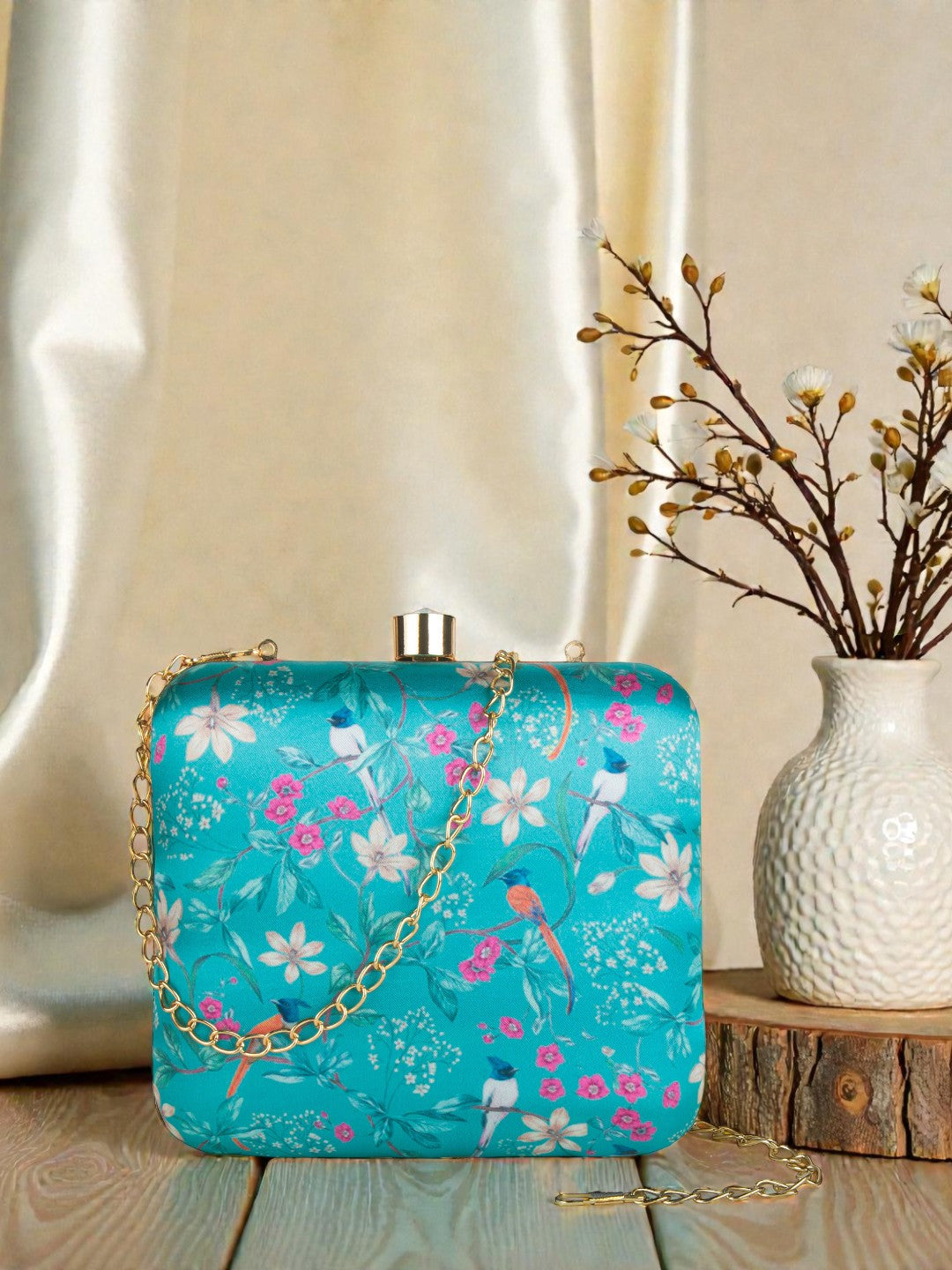 VRPS Printed Clutch | Handcrafted Ethnic Bag | SWIS-420