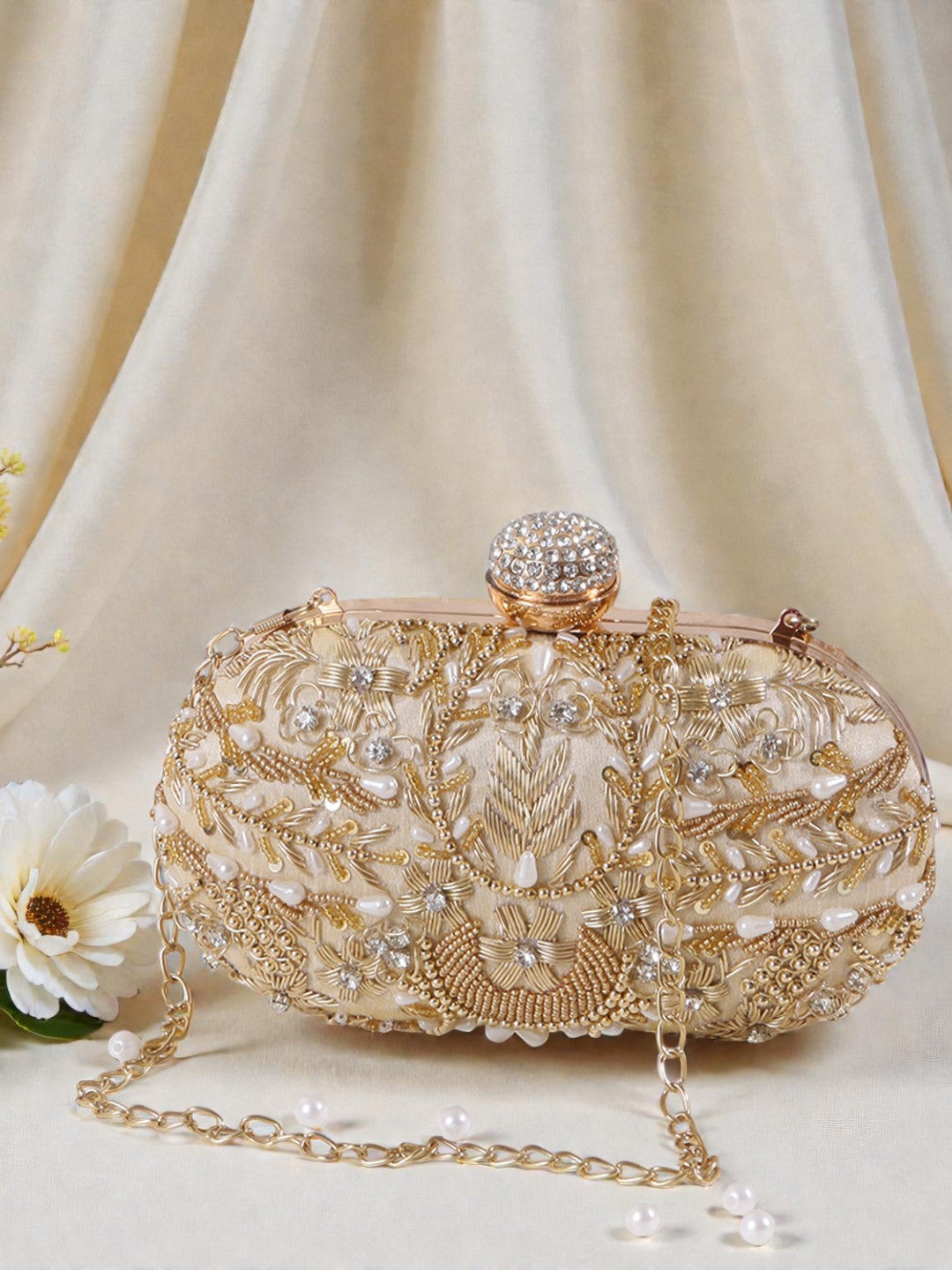 VRPS Embroidered Clutch | Handcrafted Ethnic Bag | SWIS-426