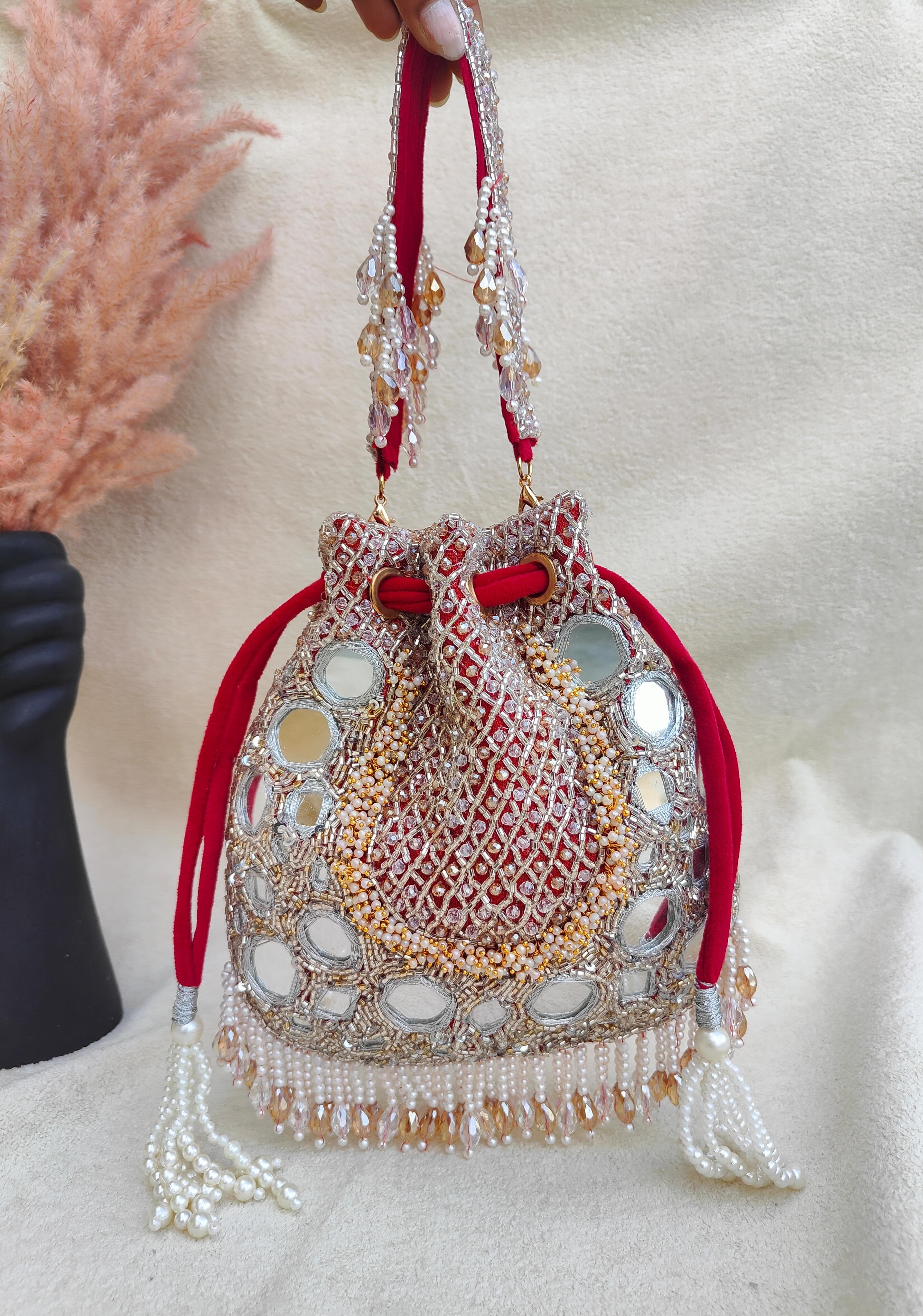 VRPS Potli Bag | Handcrafted Ethnic Bag | SWIS-4263 | Additional Angle