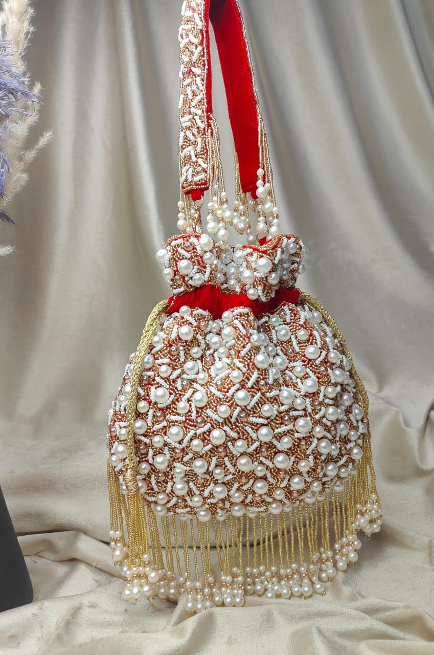 VRPS Potli Bag | Handcrafted Ethnic Bag | SWIS-4276 | Additional Angle