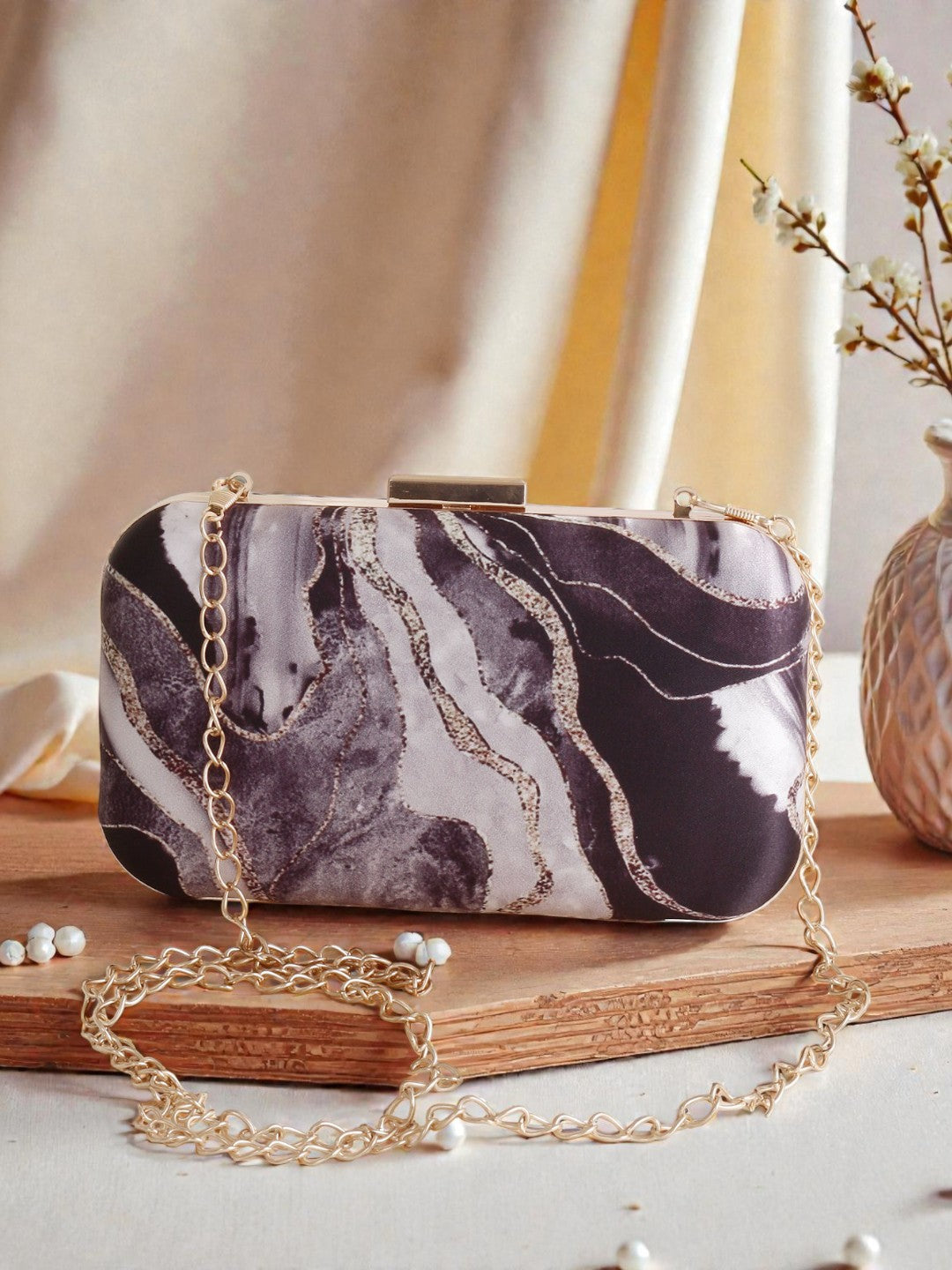 VRPS Printed Clutch | Handcrafted Ethnic Bag | SWIS-428