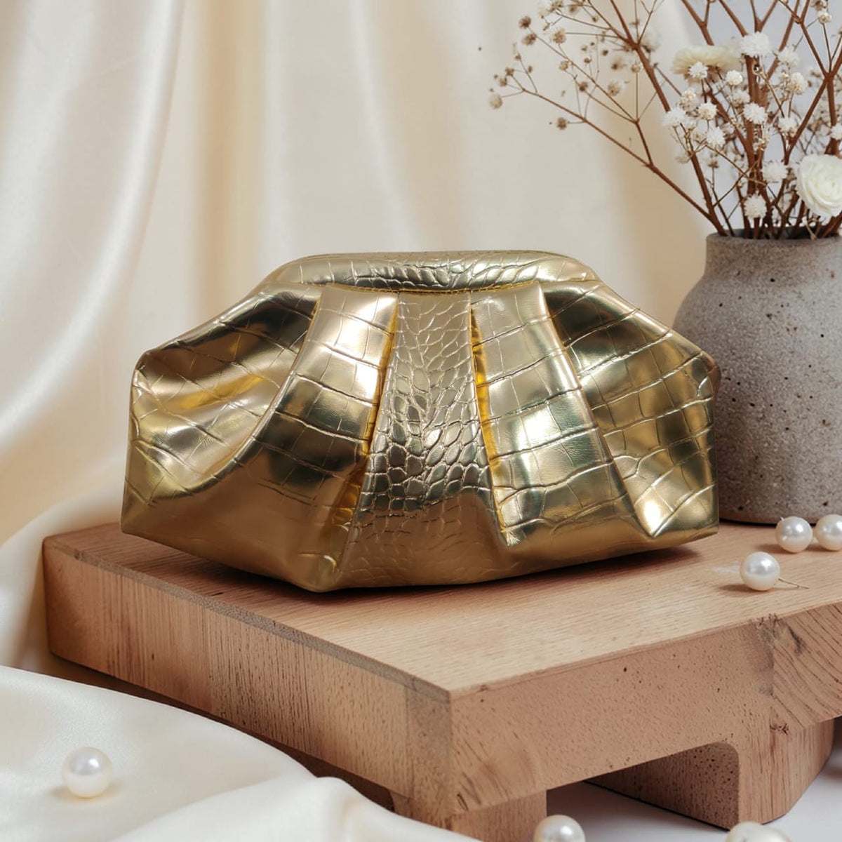 VRPS Classic Clutch | Handcrafted Ethnic Bag | SWIS-4280 | Additional Angle