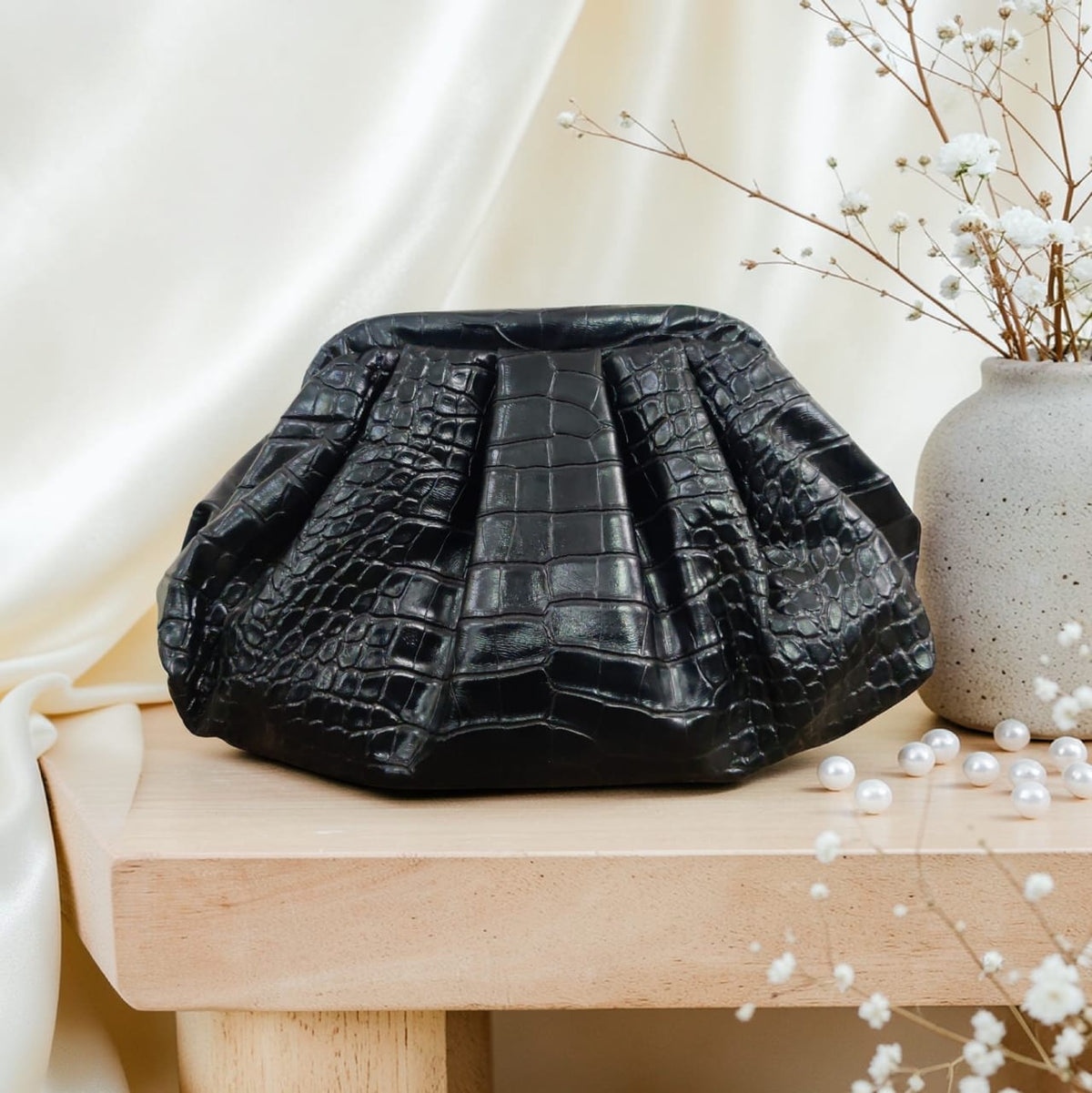 VRPS Classic Clutch | Handcrafted Ethnic Bag | SWIS-4283 | Additional Angle