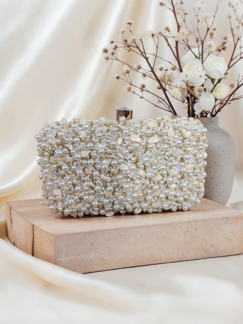 VRPS Embroidered Clutch | Handcrafted Ethnic Bag | SWIS-4313