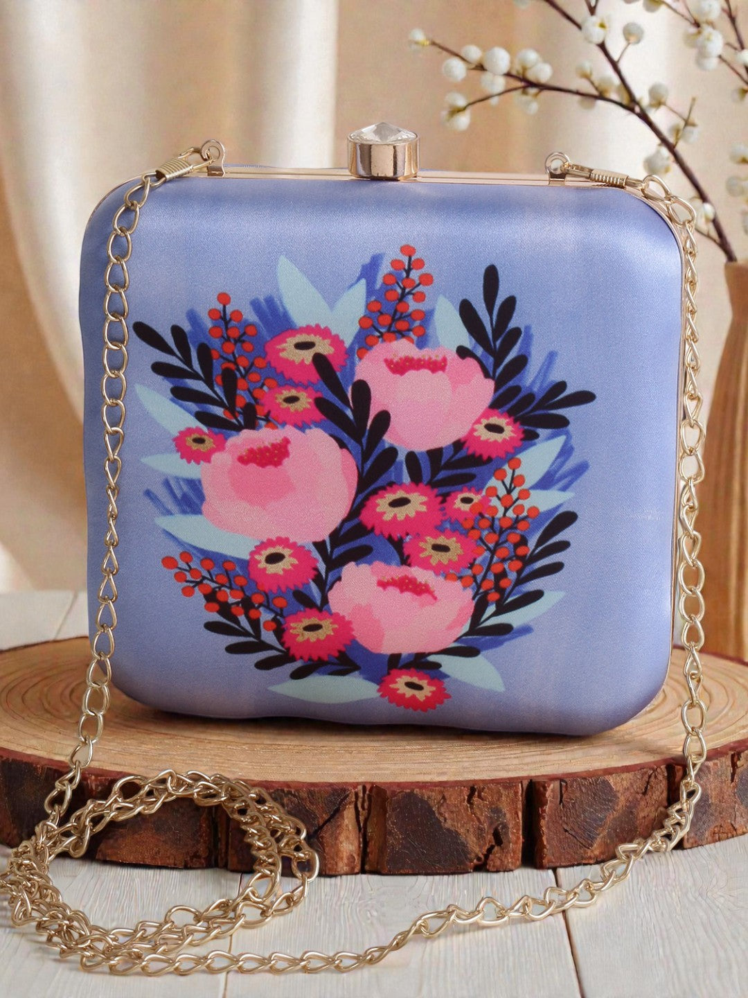 VRPS Printed Clutch | Handcrafted Ethnic Bag | SWIS-435