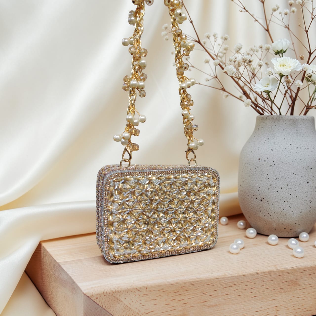 VRPS Mini Clutch | Handcrafted Ethnic Bag | SWIS-4363