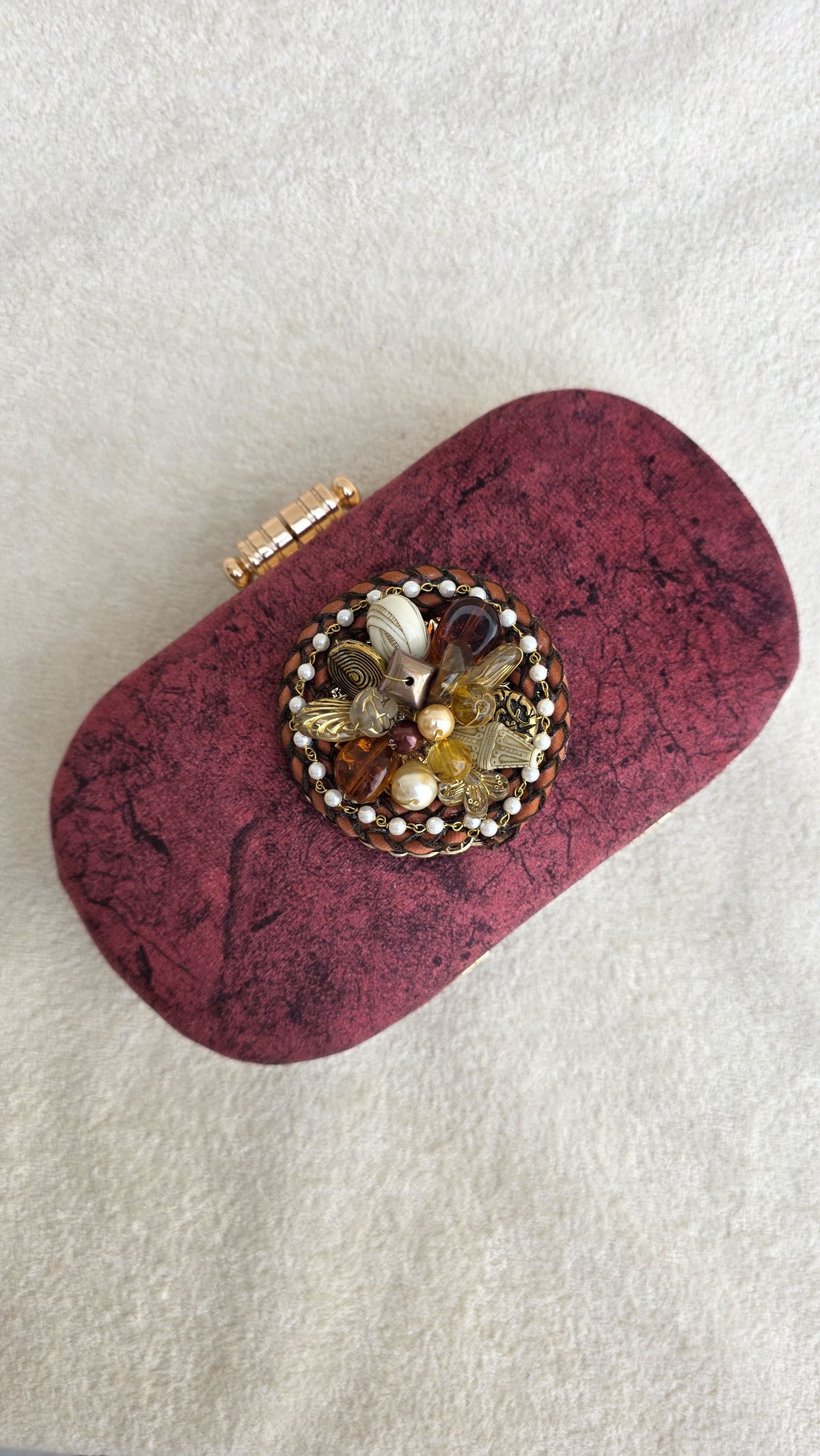 VRPS Classic Clutch | Handcrafted Ethnic Bag | SWIS-4380 | Additional Angle