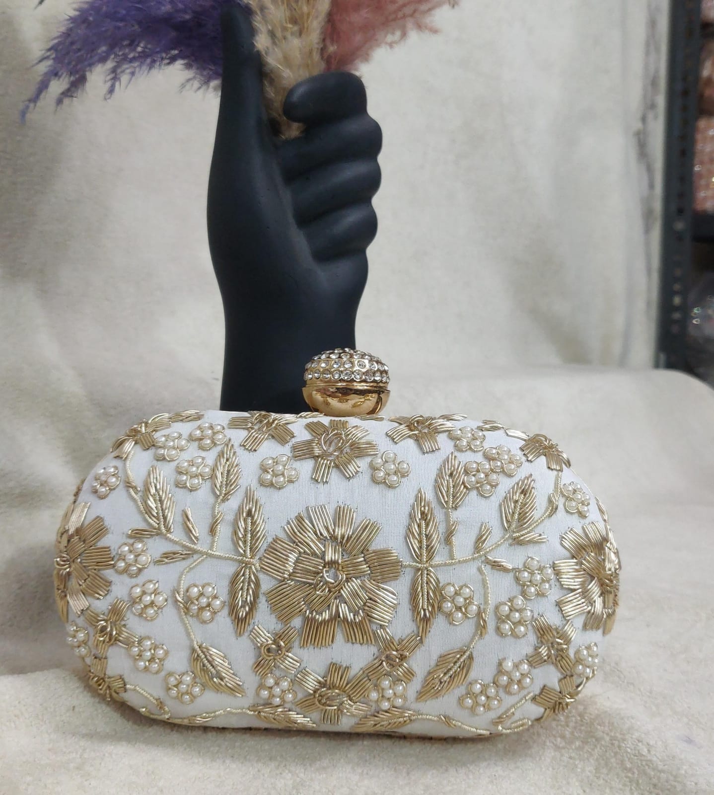 VRPS Embroidered Clutch | Handcrafted Ethnic Bag | SWIS-4383