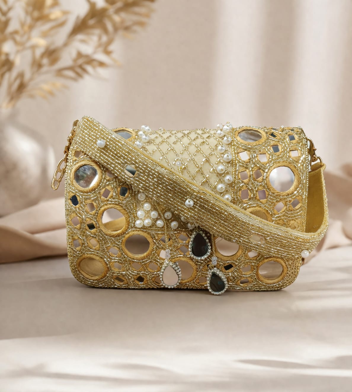 VRPS Flap Bag | Handcrafted Ethnic Bag | SWIS-4385