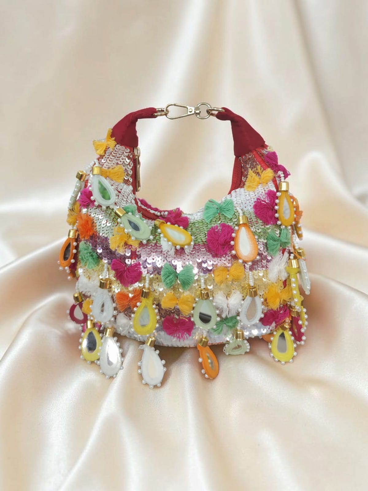 VRPS Moon Clutch | Handcrafted Ethnic Bag | SWIS-4399
