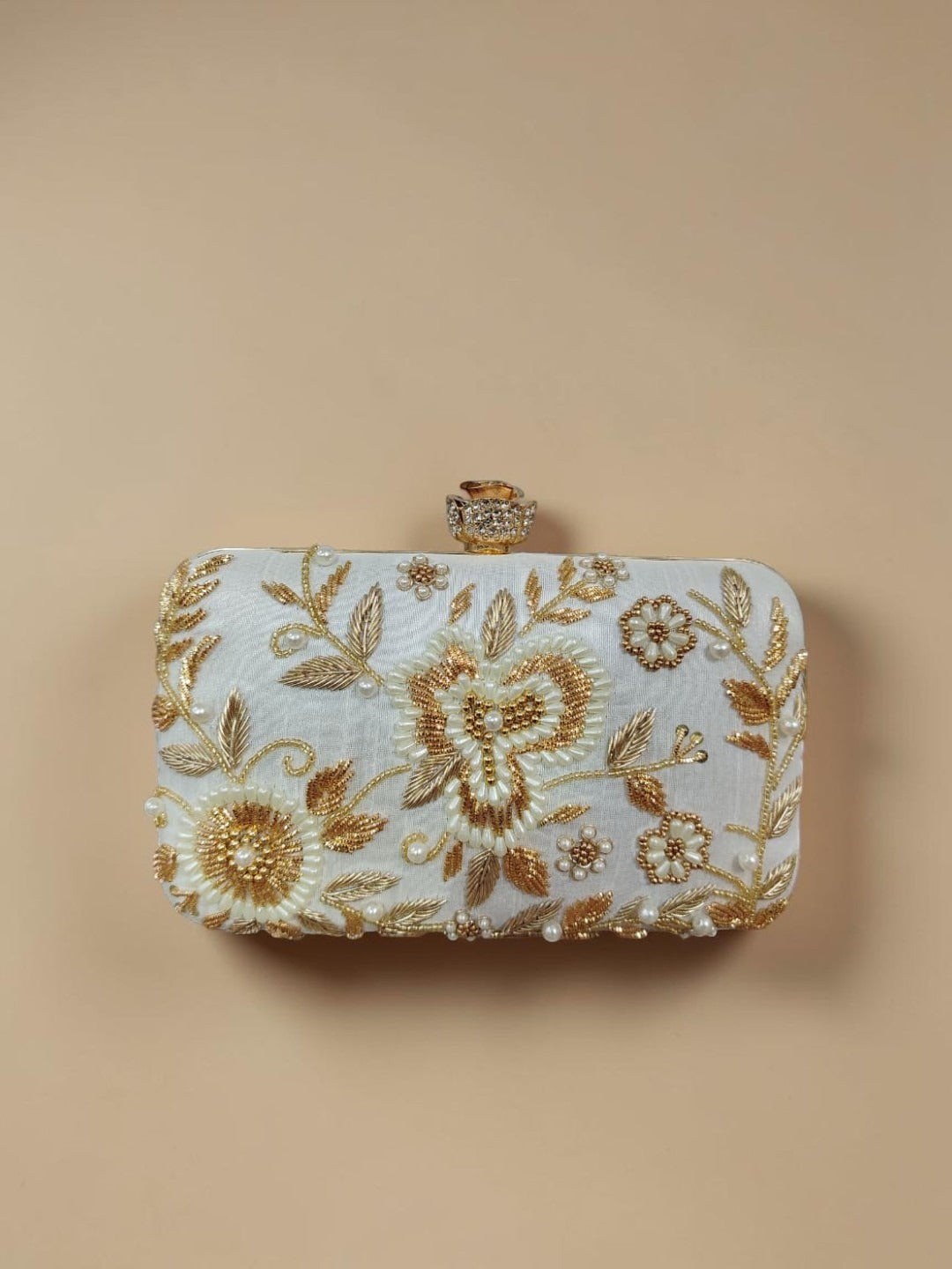 VRPS Embroidered Clutch | Handcrafted Ethnic Bag | SWIS-4401 | Additional Angle
