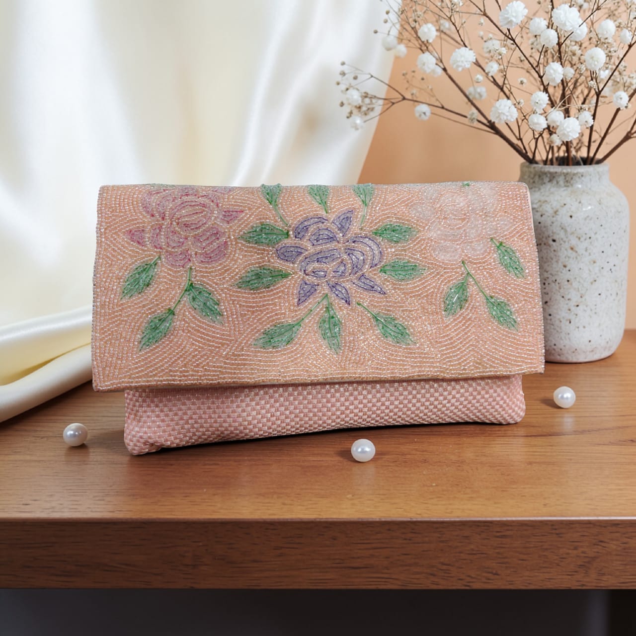 VRPS Flap Bag | Handcrafted Ethnic Bag | SWIS-4411 | Additional Angle