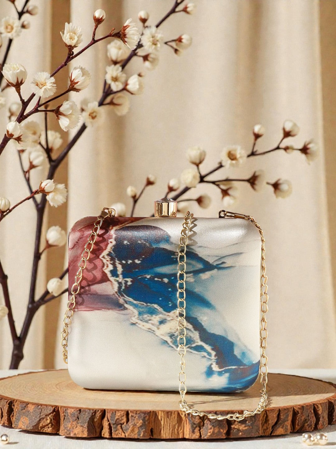 VRPS Printed Clutch | Handcrafted Ethnic Bag | SWIS-442