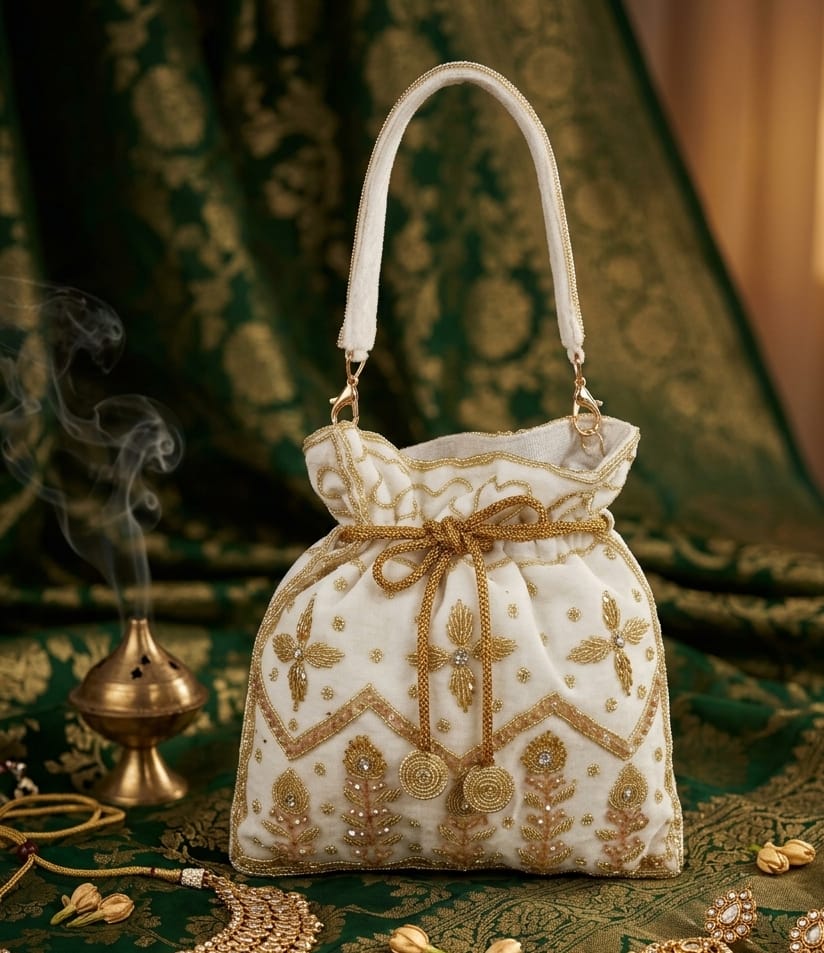 VRPS Potli Bag | Handcrafted Ethnic Bag | SWIS-4451 | Additional Angle