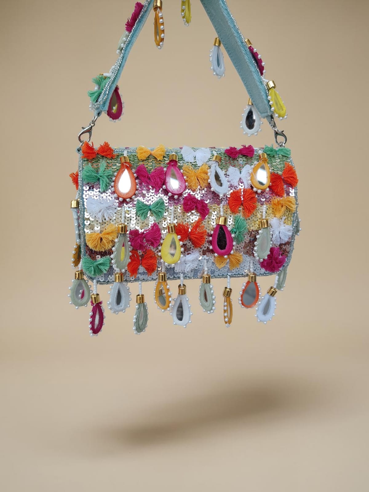 VRPS Flap Bag | Handcrafted Ethnic Bag | SWIS-4454