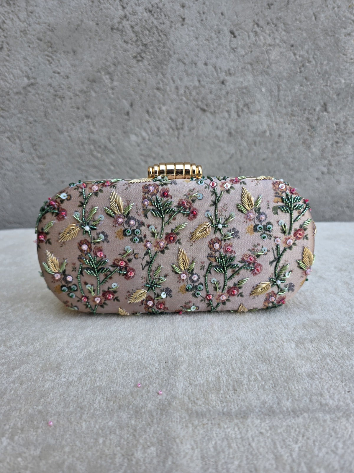 VRPS Printed Embroidered Clutche | Handcrafted Ethnic Bag | SWIS-4474