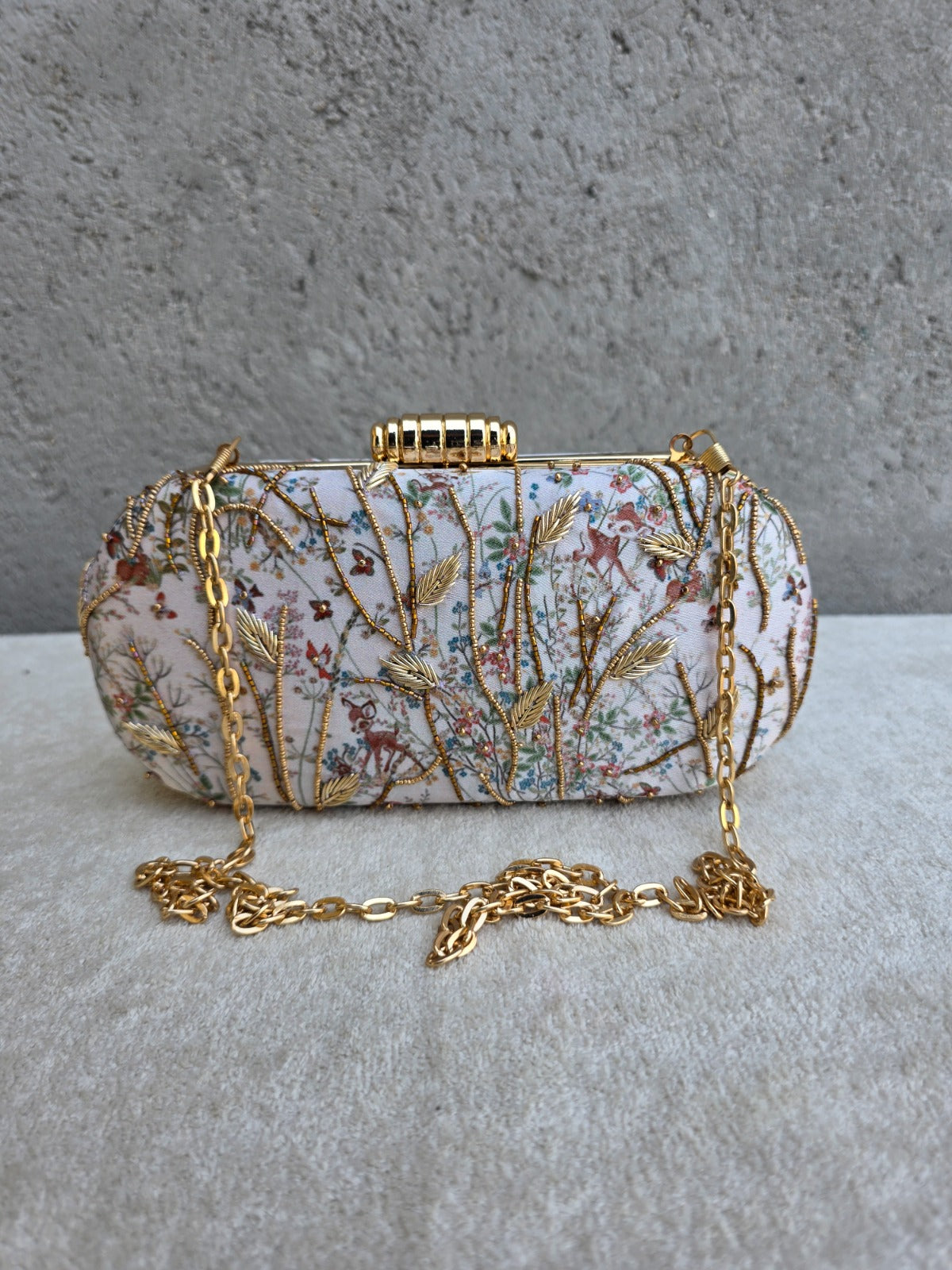 VRPS Printed Embroidered Clutche | Handcrafted Ethnic Bag | SWIS-4483