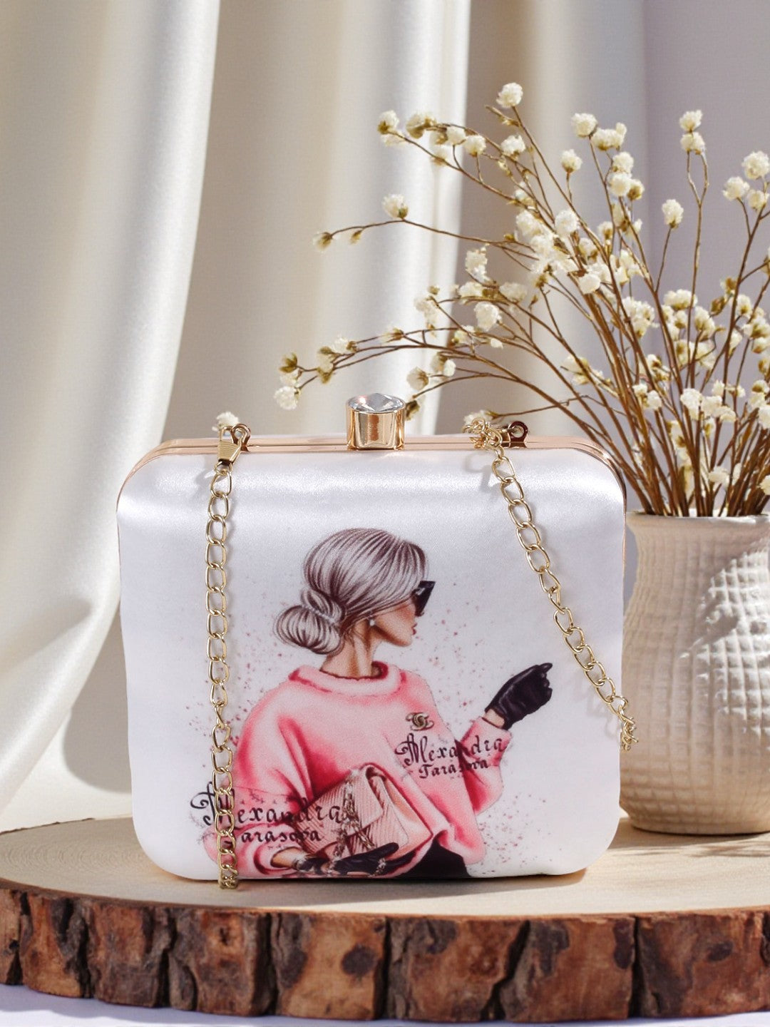 VRPS Printed Clutch | Handcrafted Ethnic Bag | SWIS-450