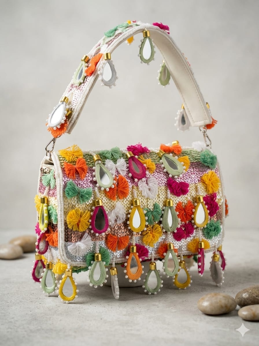VRPS Flap Bag | Handcrafted Ethnic Bag | SWIS-4504