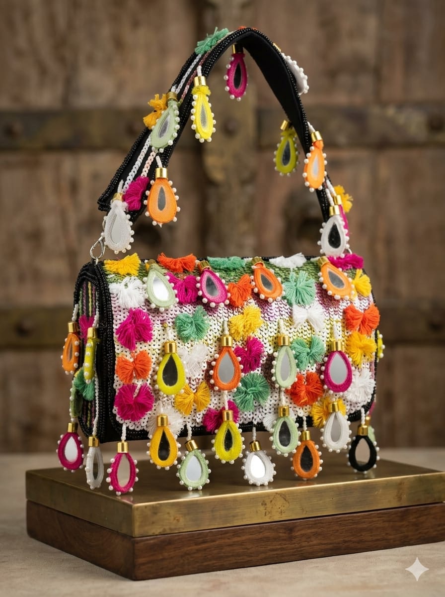 VRPS Flap Bag | Handcrafted Ethnic Bag | SWIS-4505