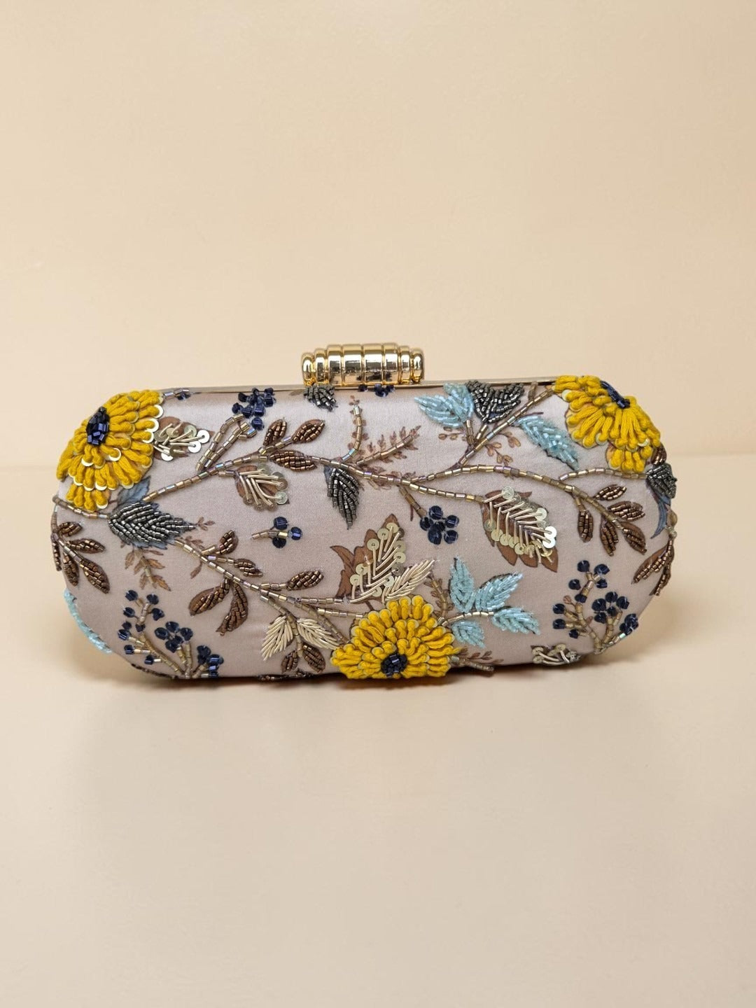 VRPS Printed Embroidered Clutche | Handcrafted Ethnic Bag | SWIS-4509