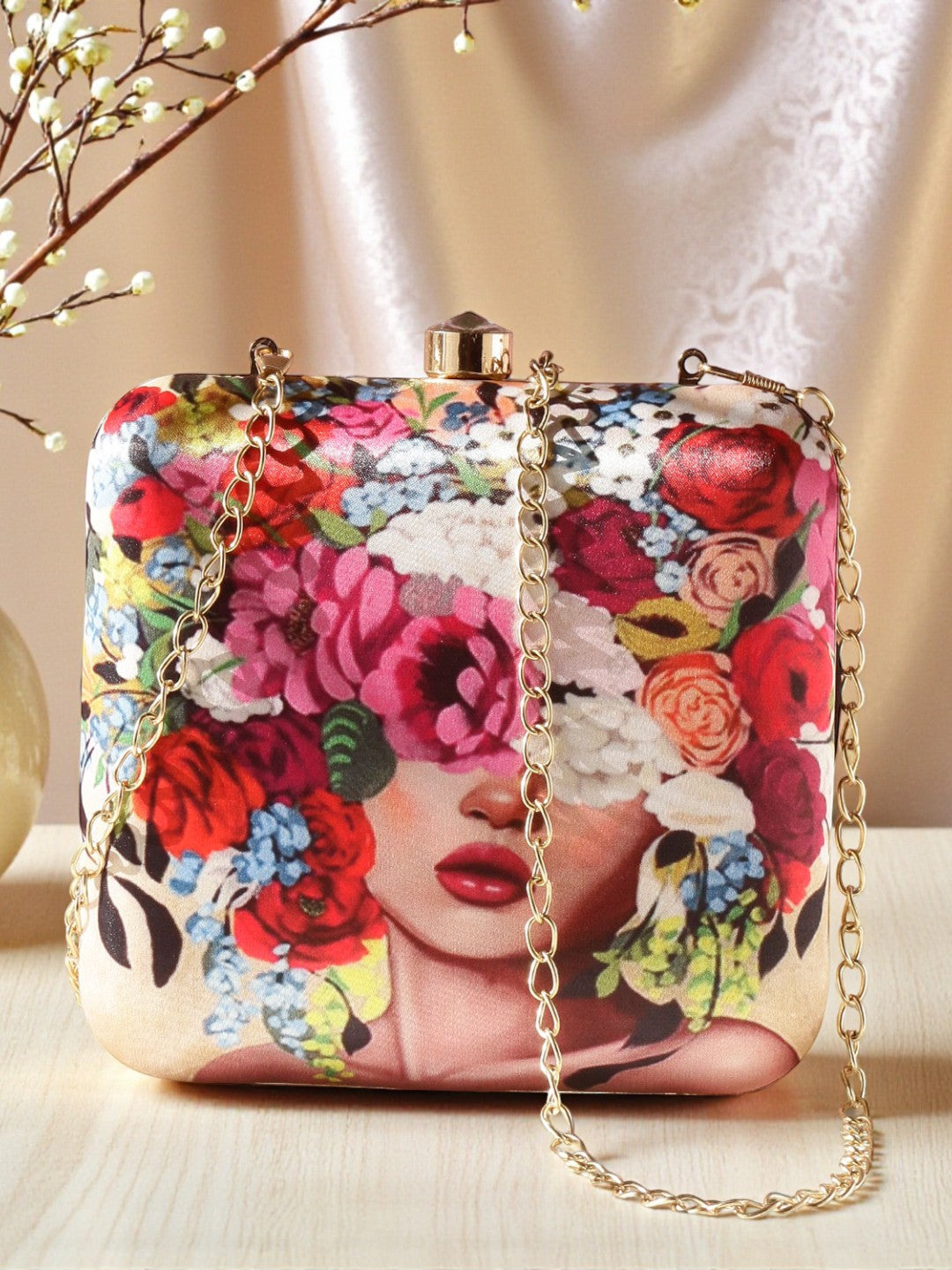 VRPS Printed Clutch | Handcrafted Ethnic Bag | SWIS-451