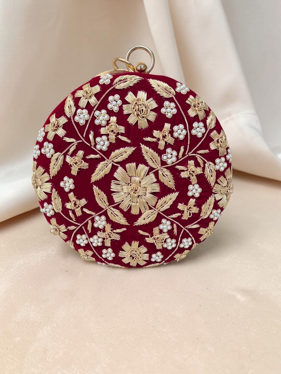 VRPS Embroidered Clutch | Handcrafted Ethnic Bag | SWIS-4519