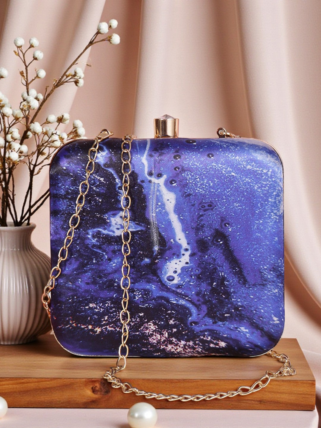 VRPS Printed Clutch | Handcrafted Ethnic Bag | SWIS-452