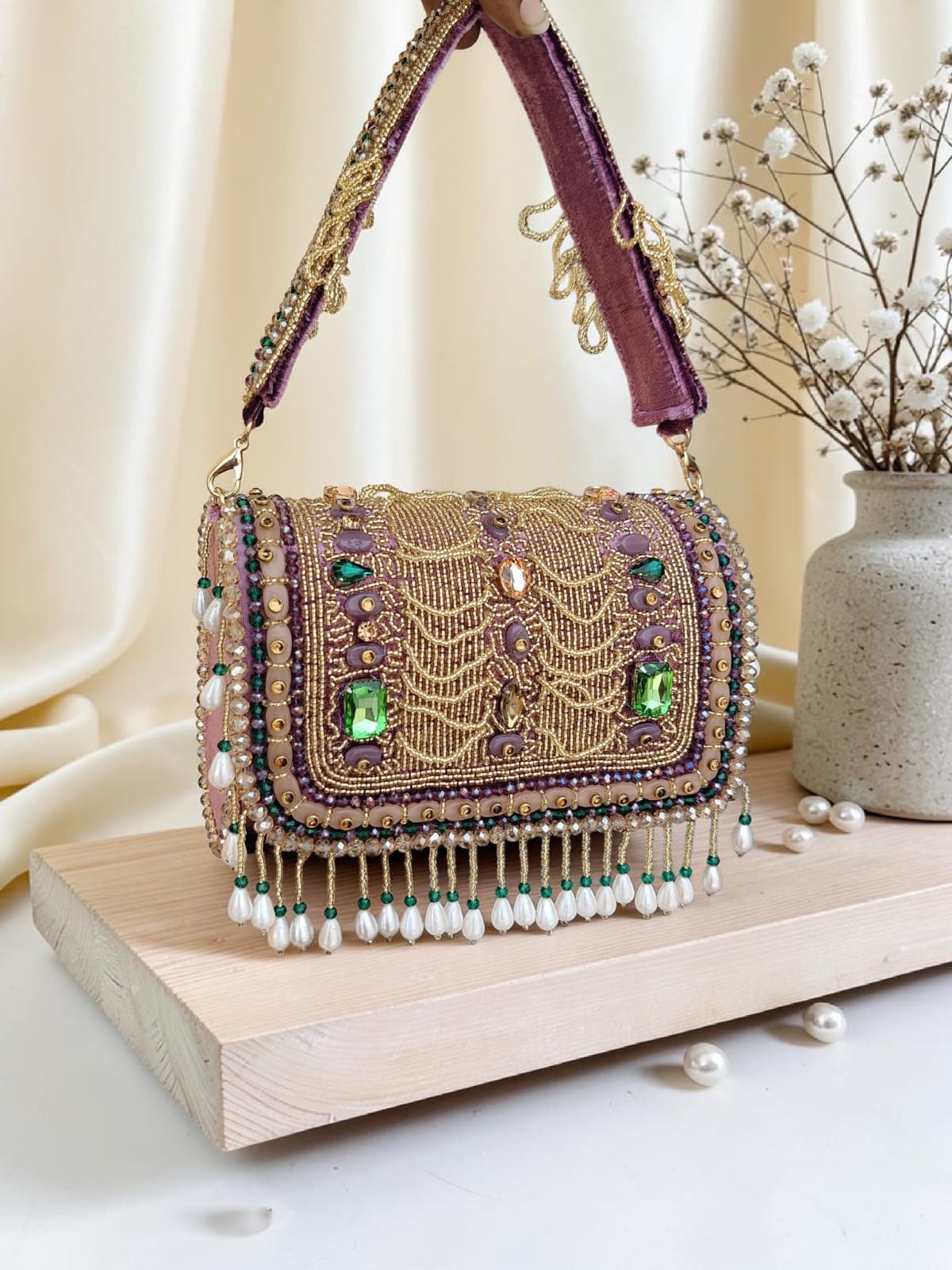 VRPS Flap Bag | Handcrafted Ethnic Bag | SWIS-4521
