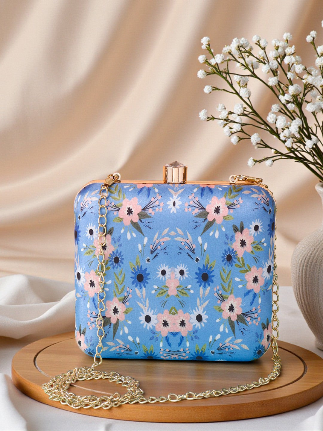 VRPS Printed Clutch | Handcrafted Ethnic Bag | SWIS-453