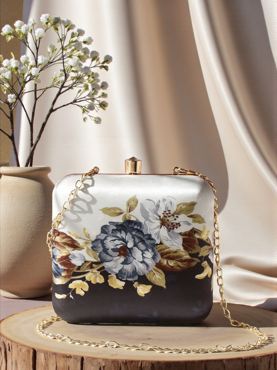 VRPS Printed Clutch | Handcrafted Ethnic Bag | SWIS-454