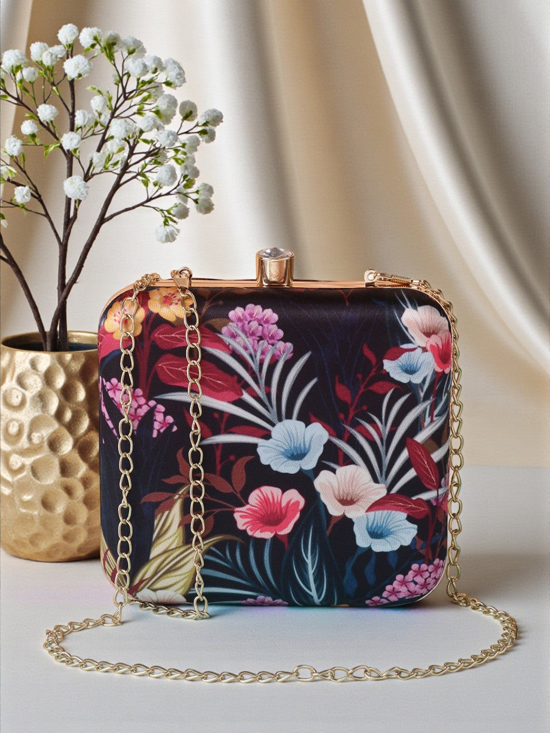 VRPS Printed Clutch | Handcrafted Ethnic Bag | SWIS-455