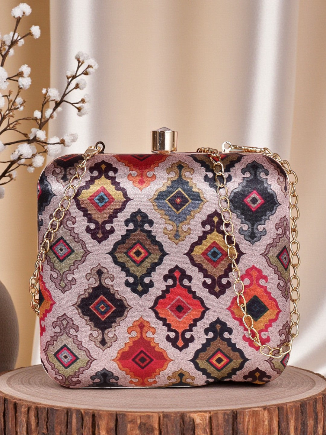 VRPS Printed Clutch | Handcrafted Ethnic Bag | SWIS-457