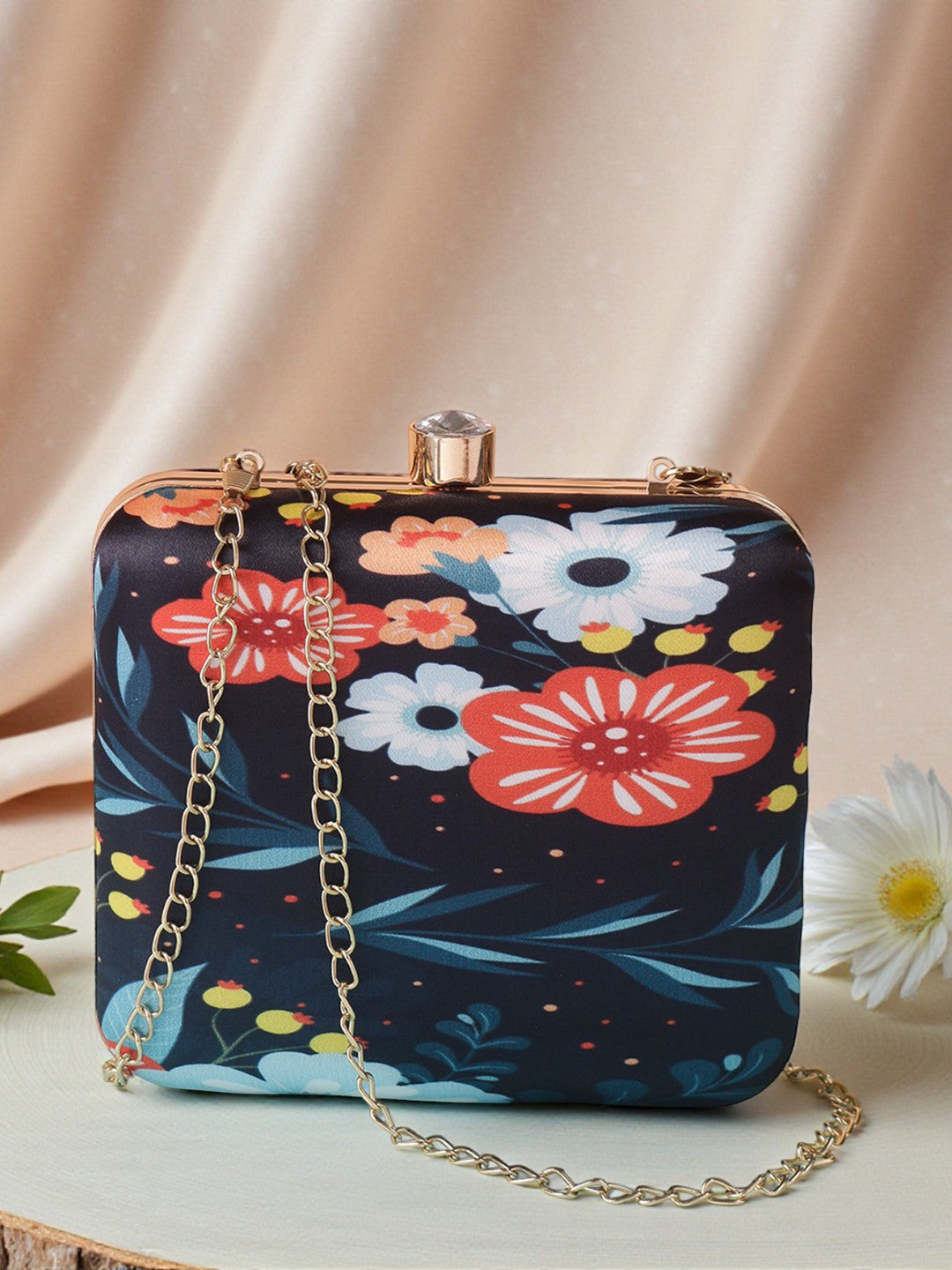 VRPS Printed Clutch | Handcrafted Ethnic Bag | SWIS-459