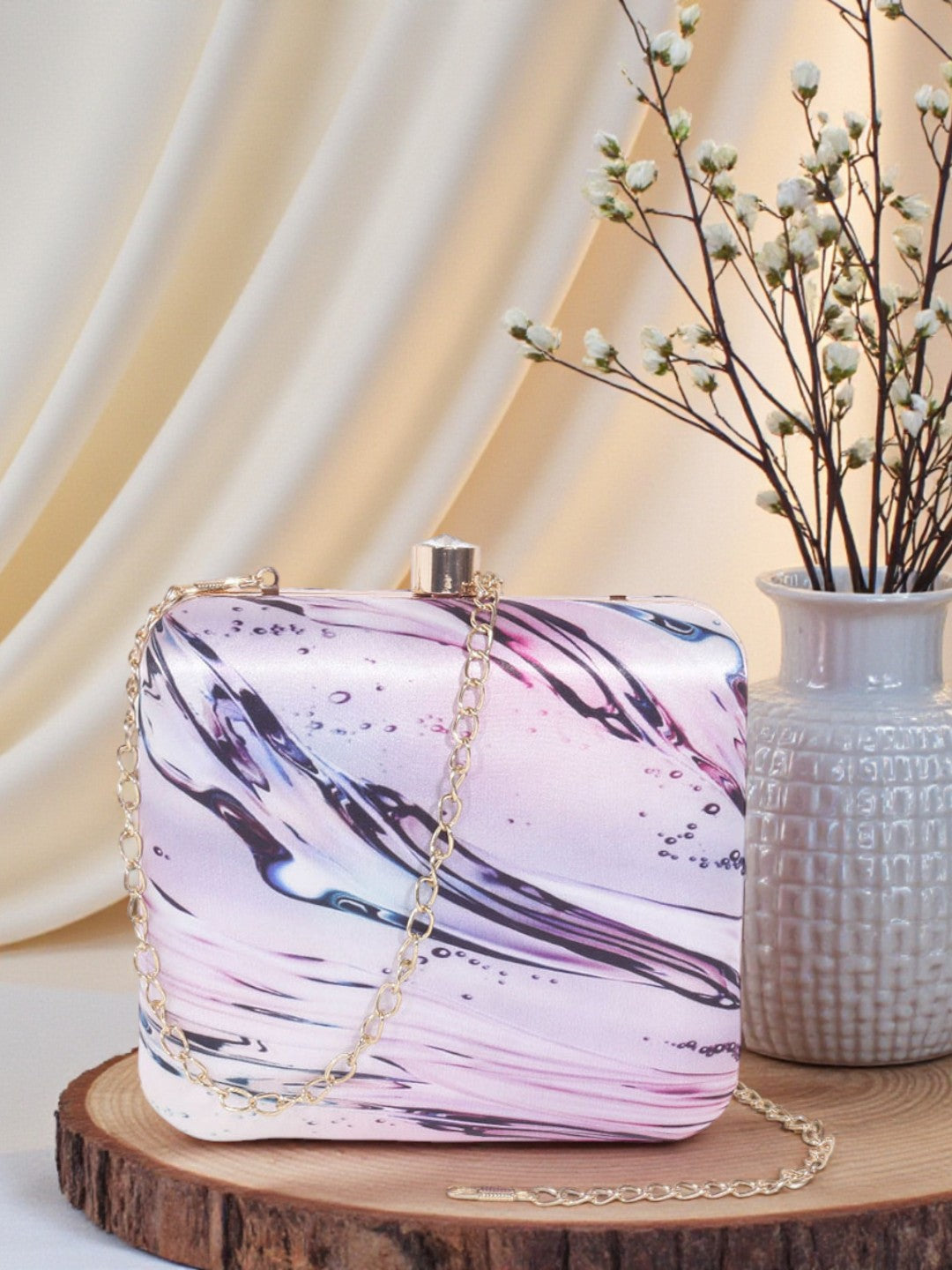 VRPS Printed Clutch | Handcrafted Ethnic Bag | SWIS-460