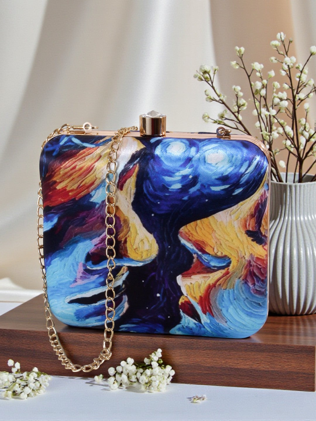 VRPS Printed Clutch | Handcrafted Ethnic Bag | SWIS-463