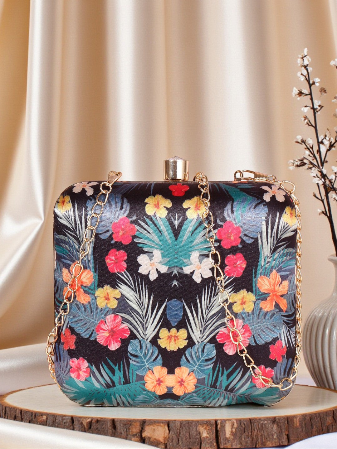 VRPS Printed Clutch | Handcrafted Ethnic Bag | SWIS-466