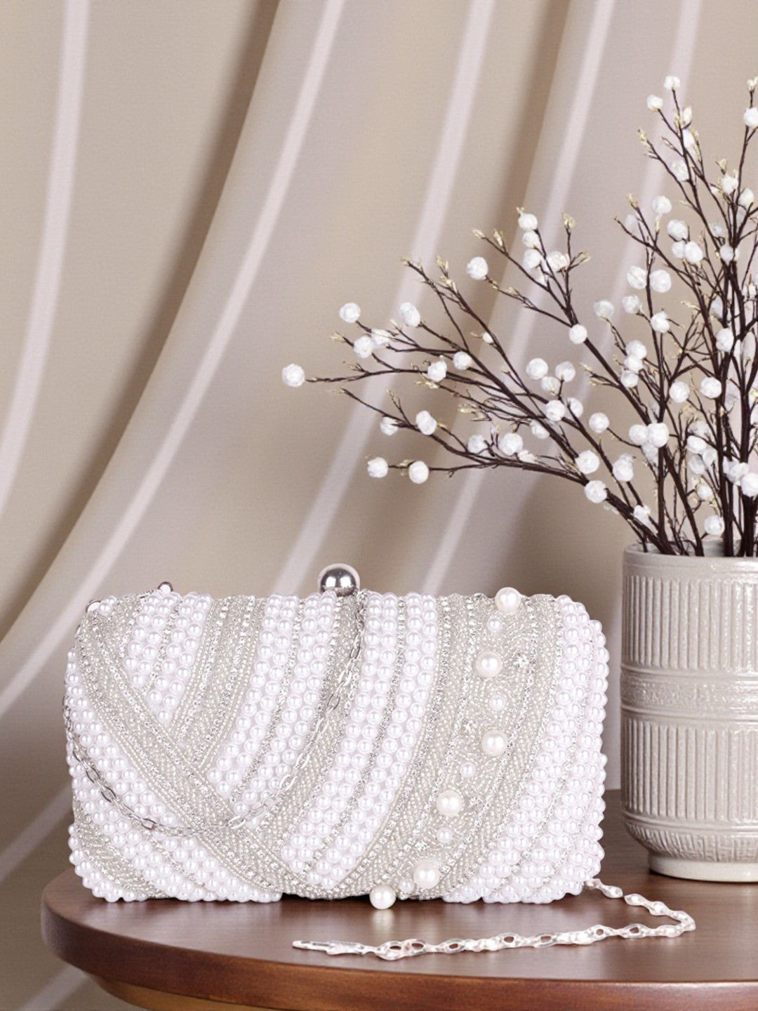VRPS Embroidered Clutch | Handcrafted Ethnic Bag | SWIS-467